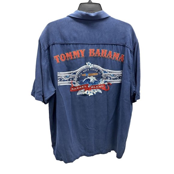 Tommy Bahama | Shirts | Tommy Bahama Barrel Blend Big Wave Cigar Silk ...